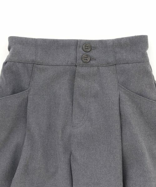 Lovetoxic / ラブトキシック ショート・ハーフ・半端丈パンツ | 【起毛】美脚見えタックフレアキュロット | 詳細15