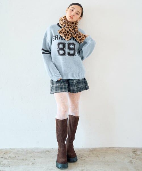 Lovetoxic / ラブトキシック ショート・ハーフ・半端丈パンツ | 【起毛】美脚見えタックフレアキュロット | 詳細4