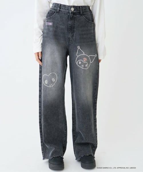Lovetoxic / ラブトキシック その他パンツ | 【サンリオキャラクターズ】デニムワイドパンツ | 詳細11