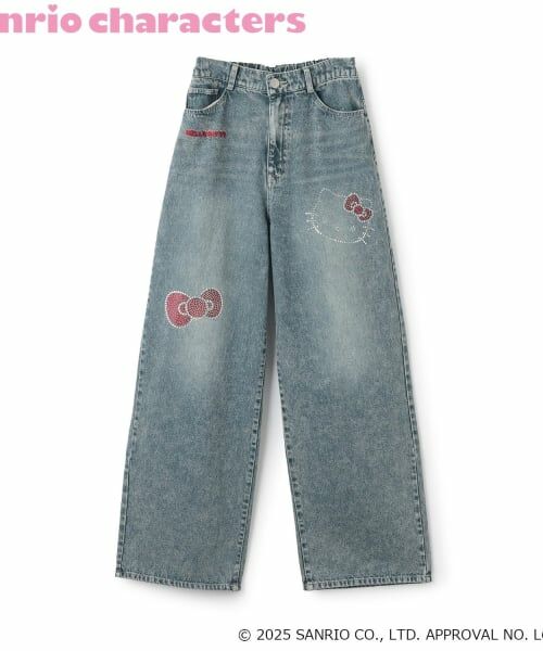 Lovetoxic / ラブトキシック その他パンツ | 【サンリオキャラクターズ】デニムワイドパンツ | 詳細15
