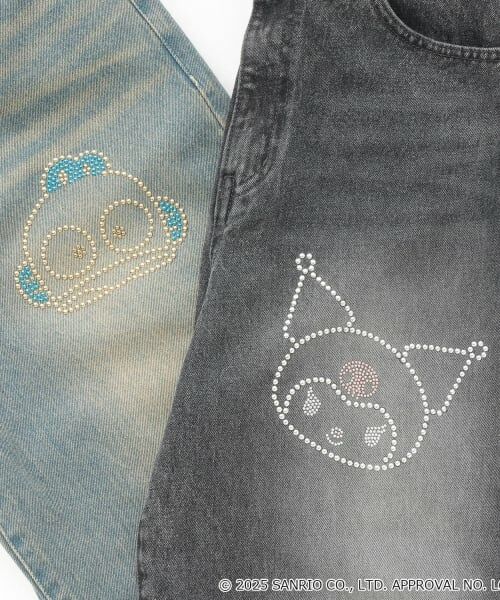 Lovetoxic / ラブトキシック その他パンツ | 【サンリオキャラクターズ】デニムワイドパンツ | 詳細26