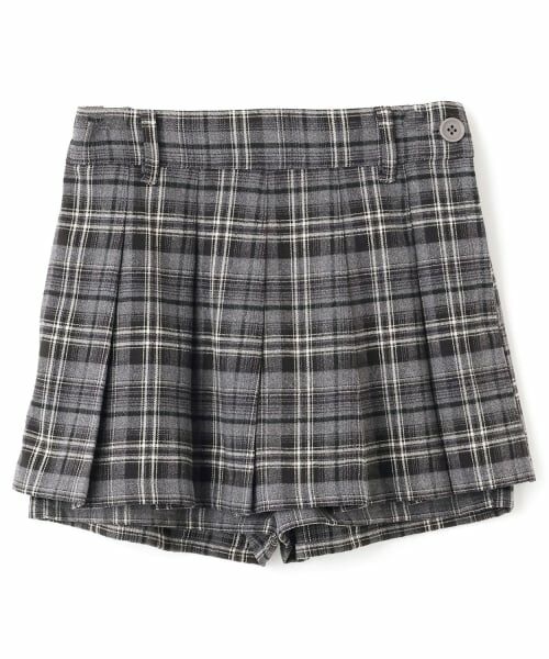 Lovetoxic / ラブトキシック ショート・ハーフ・半端丈パンツ | 【起毛】スタイル盛れマイクロミニスカパン（チャコール）