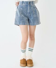 Lovetoxic / ラブトキシック ショート・ハーフ・半端丈パンツ | こなれ見えコーデュロイショートパンツ