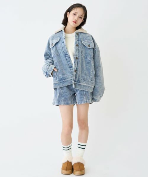 Lovetoxic / ラブトキシック ショート・ハーフ・半端丈パンツ | こなれ見えコーデュロイショートパンツ | 詳細1