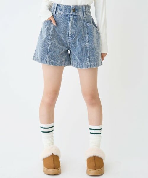 Lovetoxic / ラブトキシック ショート・ハーフ・半端丈パンツ | こなれ見えコーデュロイショートパンツ | 詳細2