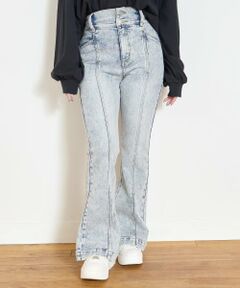 Lovetoxic / ラブトキシック その他パンツ | 【起毛】【ストレッチ】スタイルアップフレアデニム