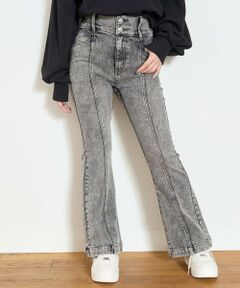 Lovetoxic / ラブトキシック その他パンツ | 【起毛】【ストレッチ】スタイルアップフレアデニム