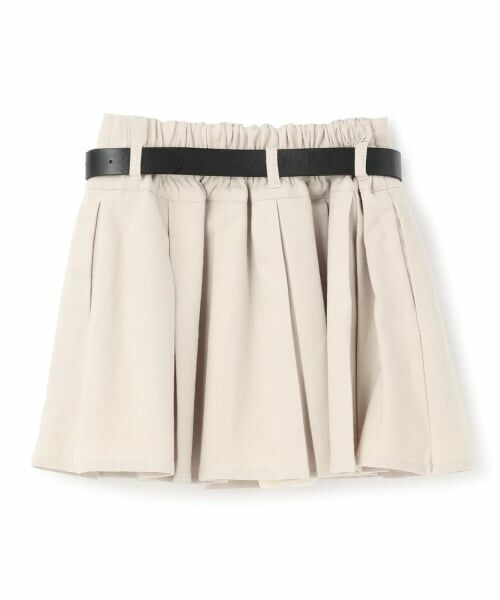 Lovetoxic / ラブトキシック ショート・ハーフ・半端丈パンツ | 【起毛】ベルトつきプリーツスカート | 詳細15