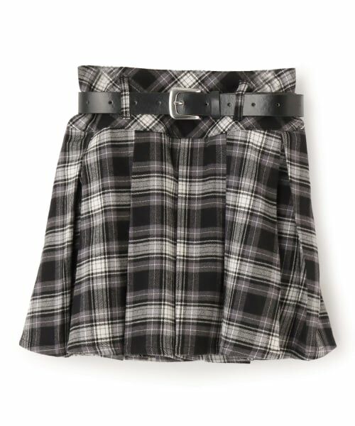 Lovetoxic / ラブトキシック ショート・ハーフ・半端丈パンツ | 【起毛】ベルトつきチェックプリーツスカート | 詳細16