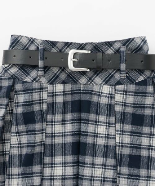 Lovetoxic / ラブトキシック ショート・ハーフ・半端丈パンツ | 【起毛】ベルトつきチェックプリーツスカート | 詳細18