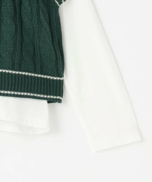 Lovetoxic / ラブトキシック ニット・セーター | 【GOODPRICE】ケーブルニットTシャツSET | 詳細12