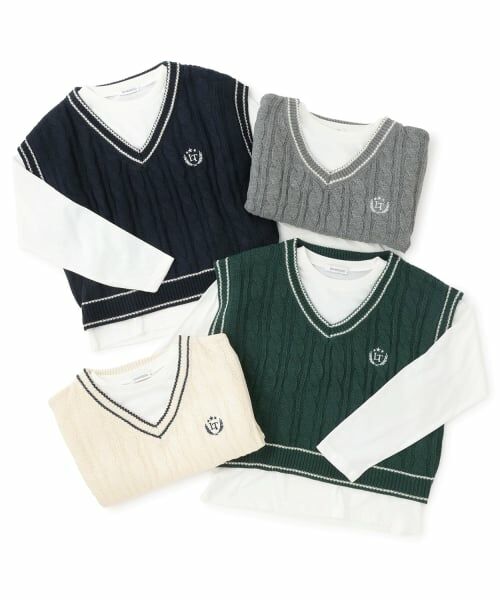 Lovetoxic / ラブトキシック ニット・セーター | 【GOODPRICE】ケーブルニットTシャツSET | 詳細14