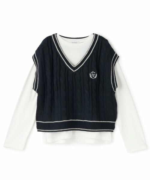 Lovetoxic / ラブトキシック ニット・セーター | 【GOODPRICE】ケーブルニットTシャツSET | 詳細5