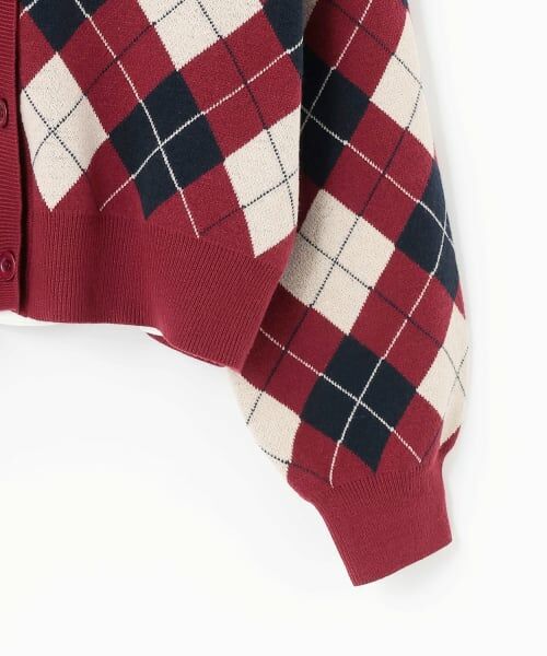 Lovetoxic / ラブトキシック カーディガン・ボレロ | アーガイルニットTシャツSET | 詳細17