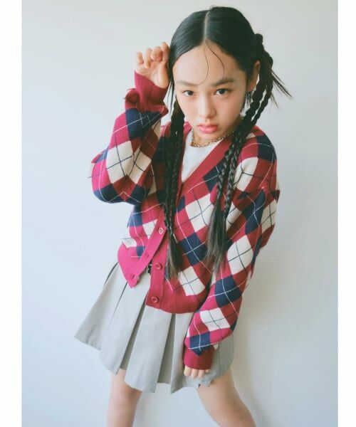 Lovetoxic / ラブトキシック カーディガン・ボレロ | アーガイルニットTシャツSET | 詳細7