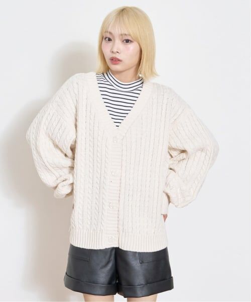 Lovetoxic / ラブトキシック カーディガン・ボレロ | 【GOODPRICE】ケーブルニットカーディガン | 詳細2
