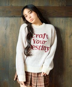 Lovetoxic / ラブトキシック ニット・セーター | モヘアタッチジャガードプルオーバー