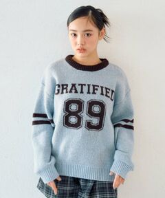 Lovetoxic / ラブトキシック ニット・セーター | モヘアタッチジャガードプルオーバー