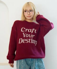 Lovetoxic / ラブトキシック ニット・セーター | モヘアタッチジャガードプルオーバー