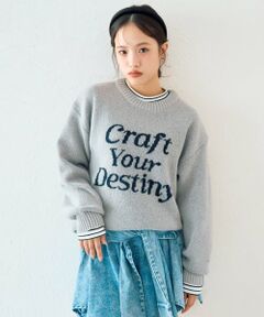 Lovetoxic / ラブトキシック ニット・セーター | モヘアタッチジャガードプルオーバー