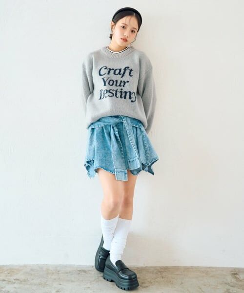 Lovetoxic / ラブトキシック ニット・セーター | モヘアタッチジャガードプルオーバー | 詳細3