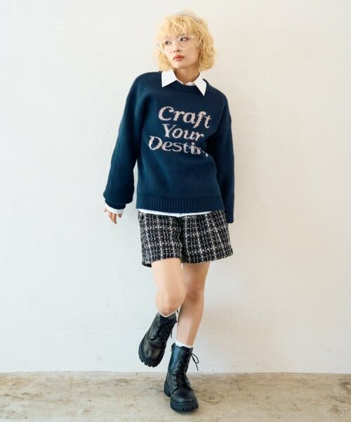 Lovetoxic / ラブトキシック ニット・セーター | モヘアタッチジャガードプルオーバー | 詳細4