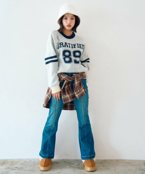 Lovetoxic / ラブトキシック ニット・セーター | モヘアタッチジャガードプルオーバー | 詳細5