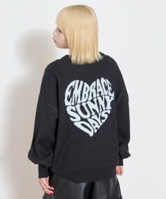 Lovetoxic / ラブトキシック ニット・セーター | 【GOODPRICE】バックハートニットプルオーバー