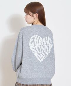 Lovetoxic / ラブトキシック ニット・セーター | 【GOODPRICE】バックハートニットプルオーバー