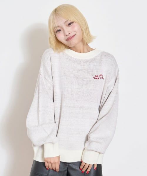 Lovetoxic / ラブトキシック ニット・セーター | 【GOODPRICE】バックハートニットプルオーバー | 詳細2