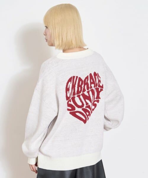 Lovetoxic / ラブトキシック ニット・セーター | 【GOODPRICE】バックハートニットプルオーバー | 詳細4