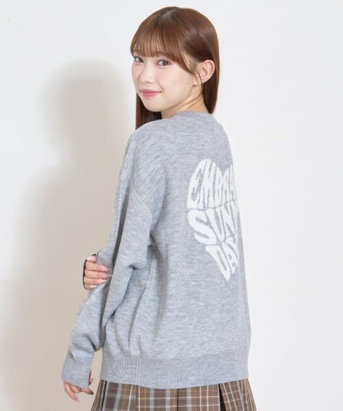 Lovetoxic / ラブトキシック ニット・セーター | 【GOODPRICE】バックハートニットプルオーバー | 詳細9