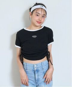 Lovetoxic / ラブトキシック Tシャツ | 【接触冷感/ひんやり】ドロストテレコTシャツ