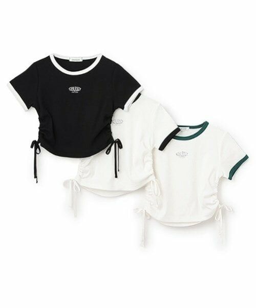 Lovetoxic / ラブトキシック Tシャツ | 【接触冷感/ひんやり】ドロストテレコTシャツ | 詳細2