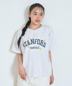 Lovetoxic / ラブトキシック Tシャツ | 【GOODPRICE】【綿100％】フラワーカレッジTシャツ