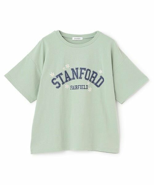 Lovetoxic / ラブトキシック Tシャツ | 【GOODPRICE】【綿100％】フラワーカレッジTシャツ | 詳細3