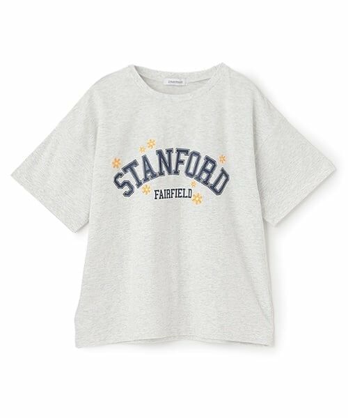 Lovetoxic / ラブトキシック Tシャツ | 【GOODPRICE】【綿100％】フラワーカレッジTシャツ | 詳細4