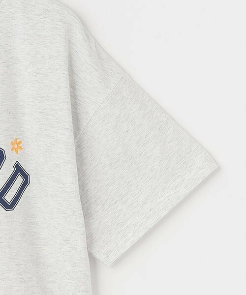 Lovetoxic / ラブトキシック Tシャツ | 【GOODPRICE】【綿100％】フラワーカレッジTシャツ | 詳細9