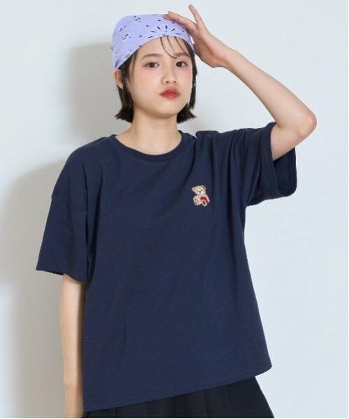 Lovetoxic / ラブトキシック Tシャツ | 【GOODPRICE】【綿100％】ベアー刺しゅうTシャツ | 詳細3