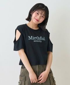 Lovetoxic / ラブトキシック Tシャツ | 【接触冷感/ひんやり】肩あきTシャツ