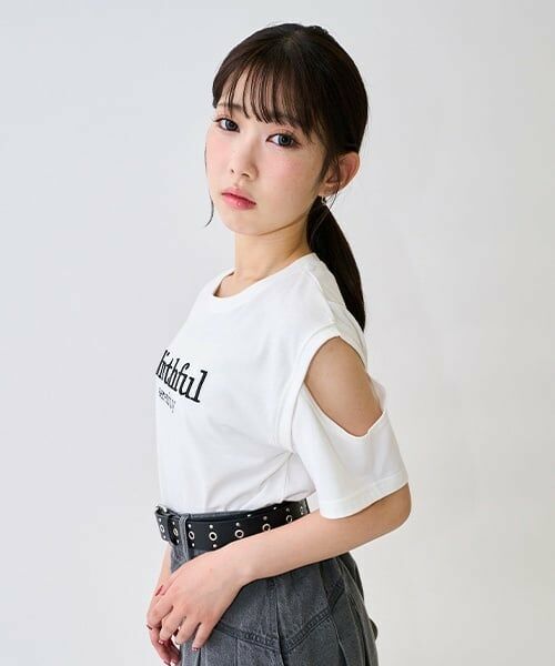 Lovetoxic / ラブトキシック Tシャツ | 【接触冷感/ひんやり】肩あきTシャツ | 詳細13