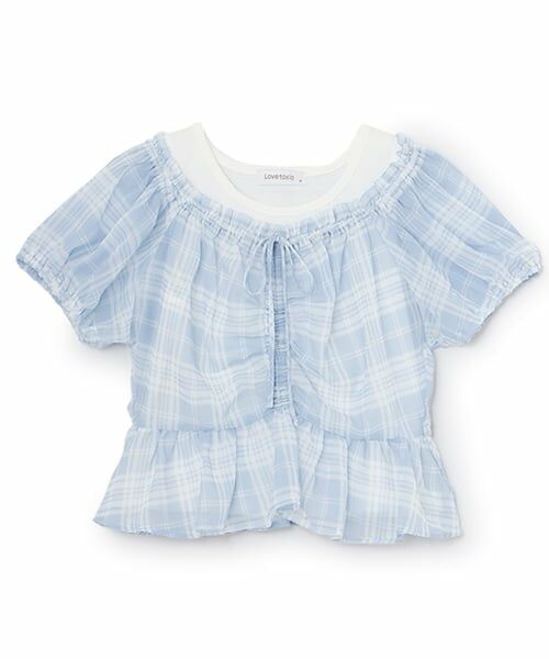 Lovetoxic / ラブトキシック シャツ・ブラウス | チェックオフショルインナーセット | 詳細10