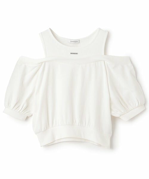 Lovetoxic / ラブトキシック Tシャツ | オフショルレイヤードTシャツ | 詳細8
