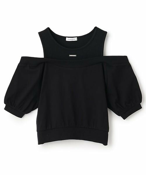Lovetoxic / ラブトキシック Tシャツ | オフショルレイヤードTシャツ | 詳細9