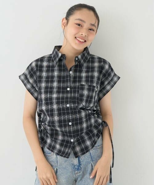 Lovetoxic / ラブトキシック シャツ・ブラウス | 【綿100％】チェックノースリーブドロストシャツ | 詳細11