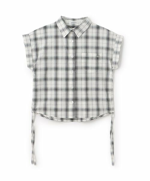 Lovetoxic / ラブトキシック シャツ・ブラウス | 【綿100％】チェックノースリーブドロストシャツ | 詳細2
