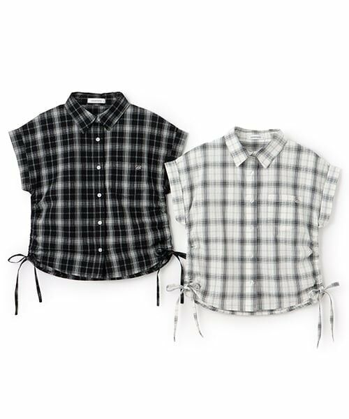 Lovetoxic / ラブトキシック シャツ・ブラウス | 【綿100％】チェックノースリーブドロストシャツ | 詳細8