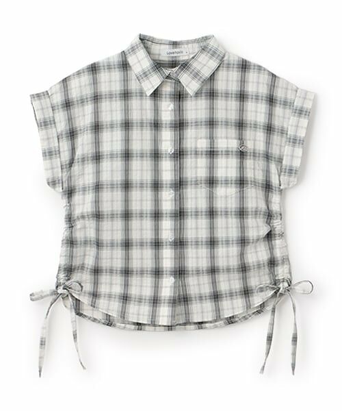 Lovetoxic / ラブトキシック シャツ・ブラウス | 【綿100％】チェックノースリーブドロストシャツ | 詳細9