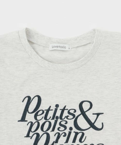 Lovetoxic / ラブトキシック Tシャツ | 【GOODPRICE】ロゴ刺しゅう長袖Tシャツ | 詳細8