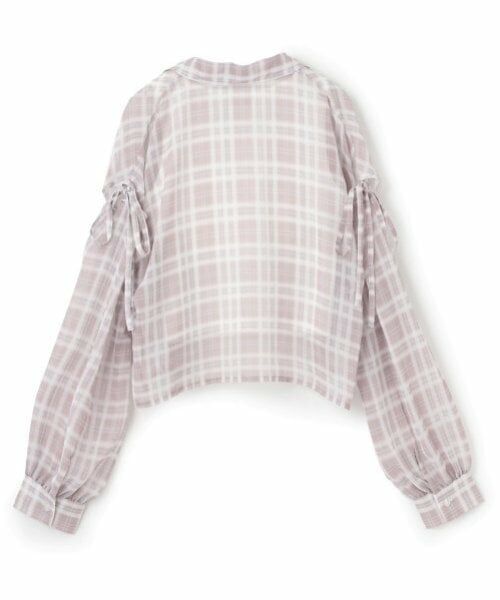 Lovetoxic / ラブトキシック シャツ・ブラウス | インナーつきシアーチェックシャツ | 詳細11